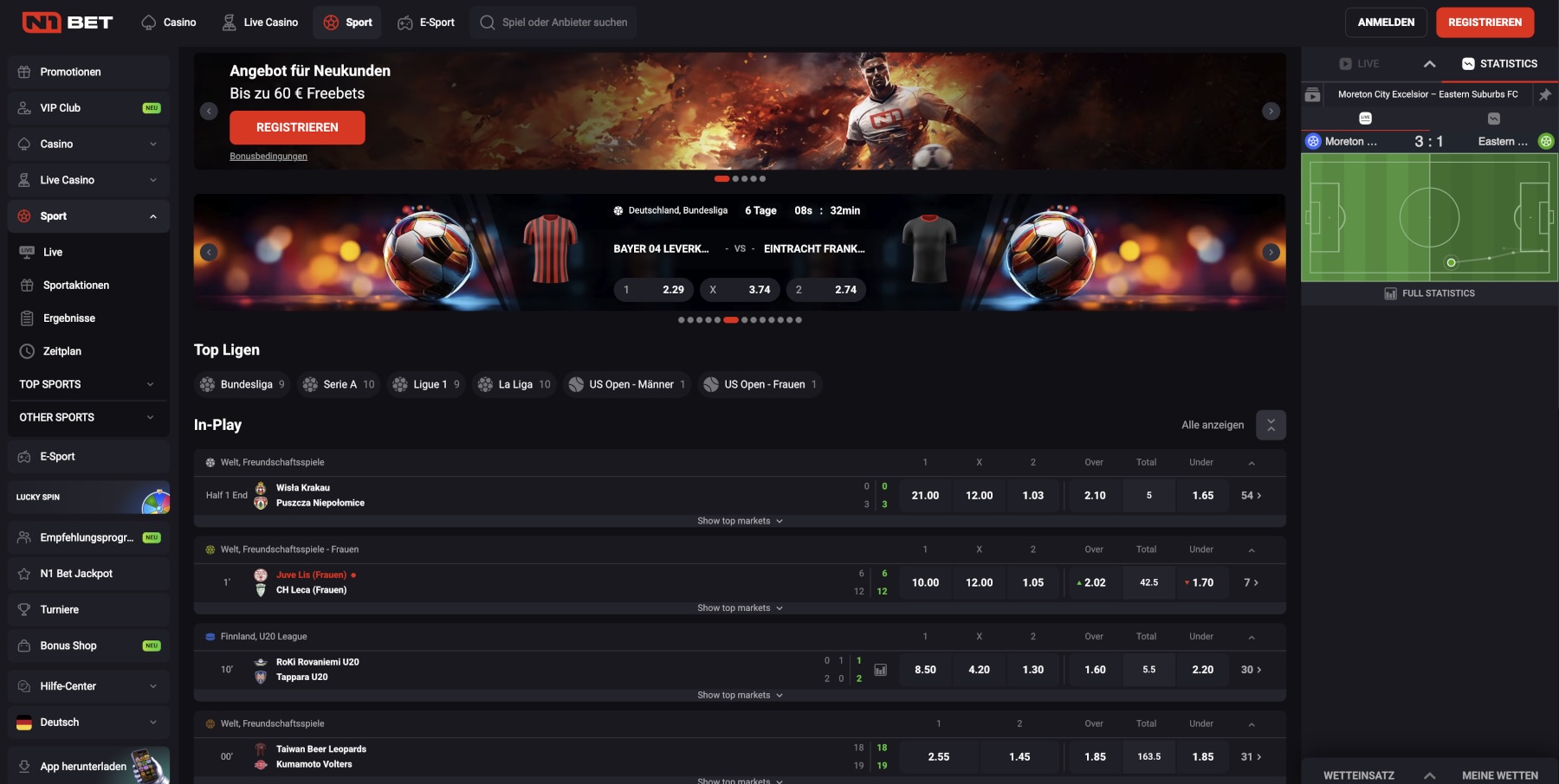 N1Bet Screenshot 1